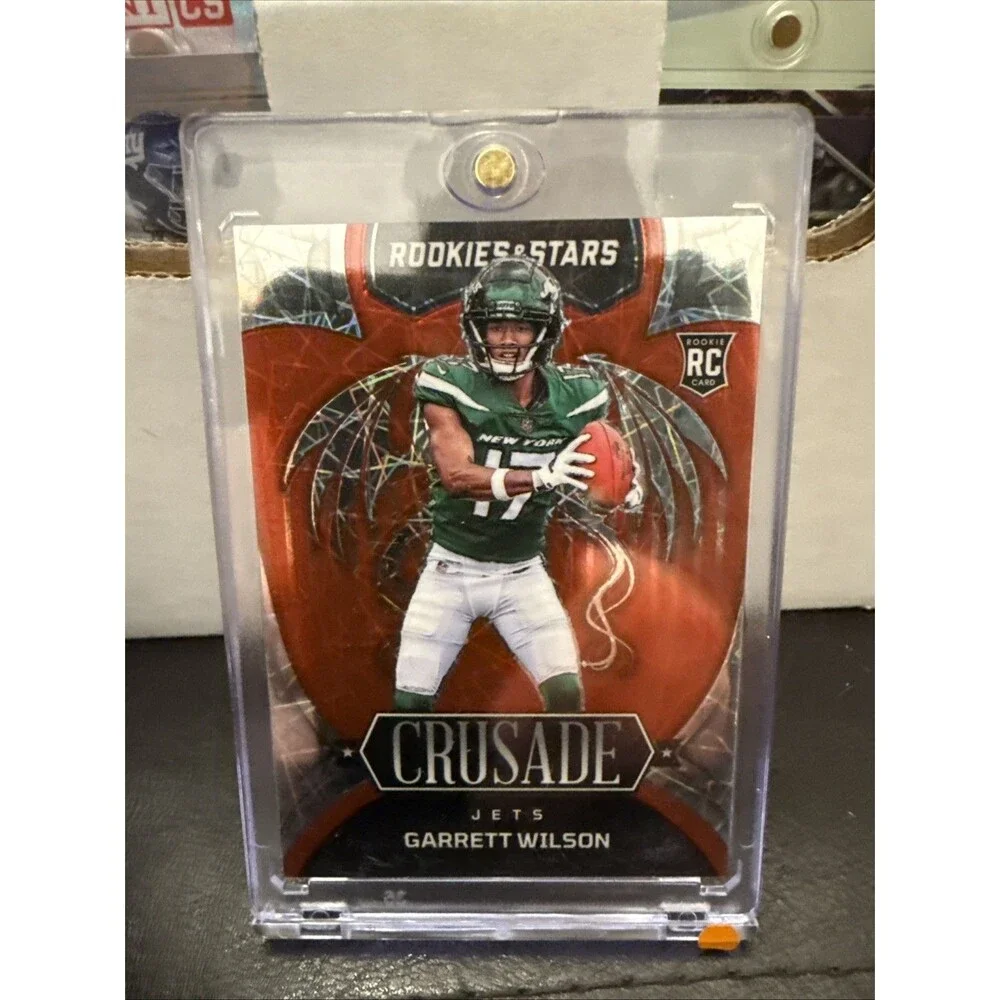 2022 Rookies and Stars Crusade Red Silver  Garrett Wilson Rookie /80 Jets 🔥💥🔥